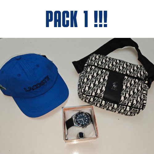 Pack مميز 4 في 1 ™ (صاكوشة+ساعة+خاتم+كاسكيطة)